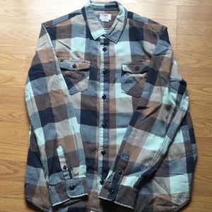 Vans Button Down Casual Flannel Large